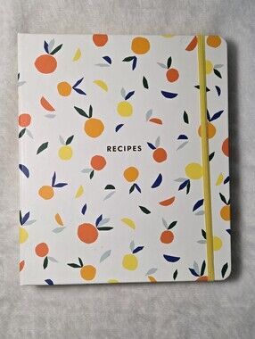 Kate Spade New York Blank Recipe Binder Citrus Twist